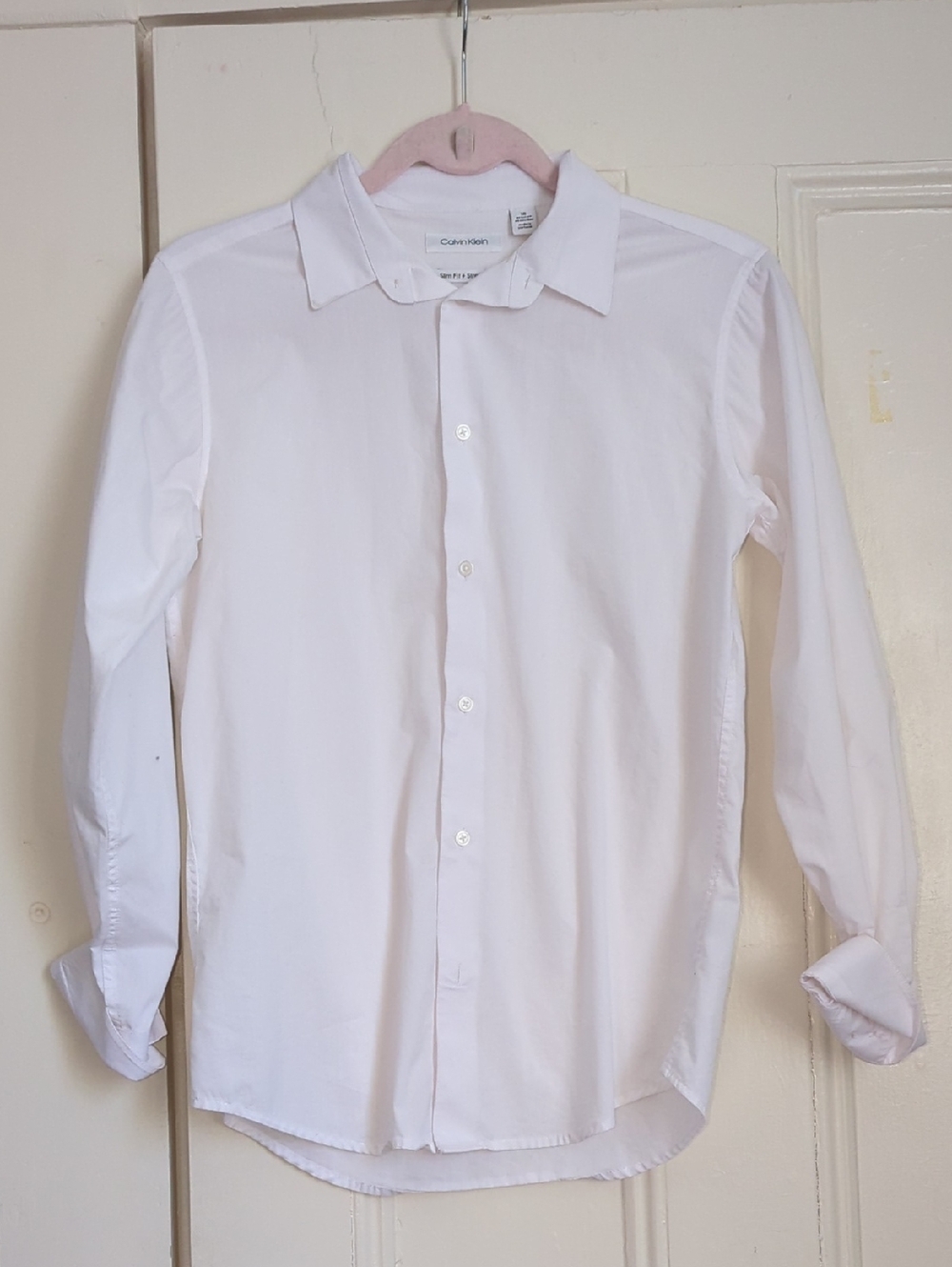 Calvin Klein Button Down Long Sleeve Collared Blouse